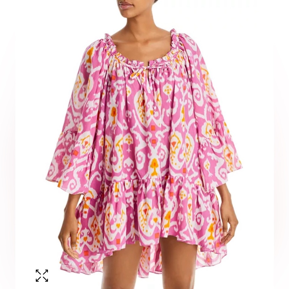 Charina Sarte Lola Ikat Print Tunic – Boho Chic, Lightweight & Stylish XS